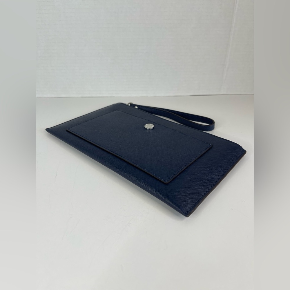 Michael, Michael Kors Dark Blue Wristlet - Picture 4 of 11